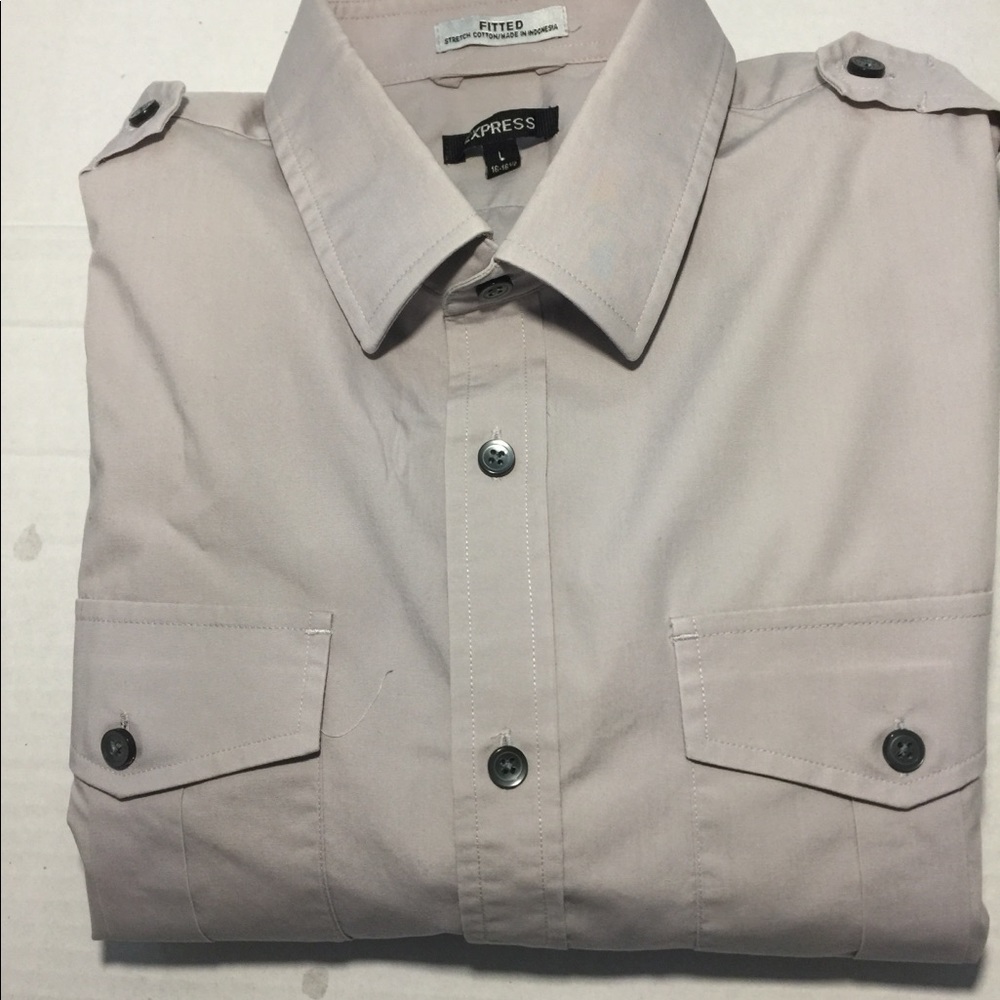 Express Fitted Button Down Shirt - image 6